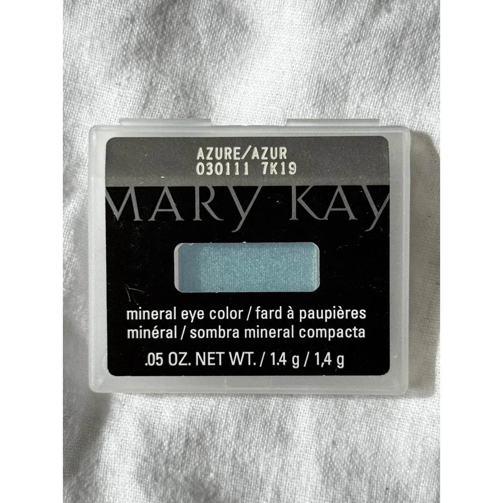 Mary Kay Mineral Eye Color Azure Blue Shimmer Eyeshadow .05 oz